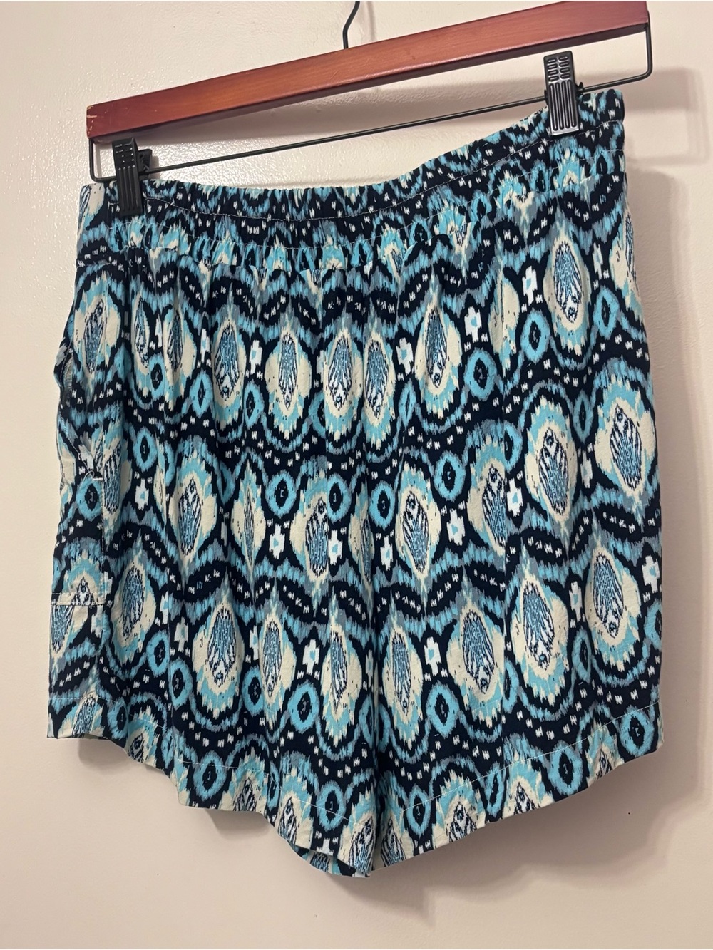Wildfox Blue & Cream Patterned Women’s Shorts